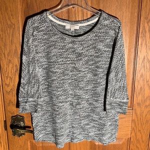 Loft lightweight 3/4 length sleeves sweater